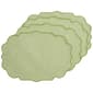 Monti Scalloped Woven Polyester Placemats - Set of 4 - image 1