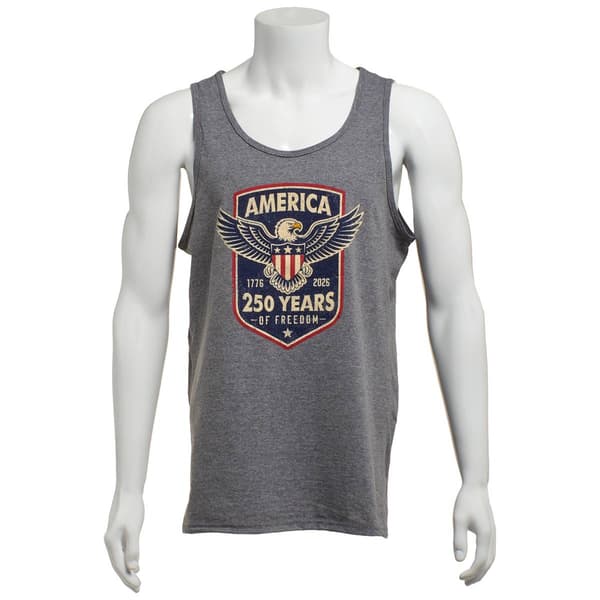 Mens Home of the Brave 250 Eagle Badge Graphic Tank Top - image 