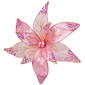 Northlight Glitter & Sequin Poinsettia Clip-on Christmas Ornament - image 4