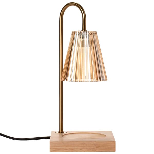 Mikasa&#40;R&#41; Amber Glass Shade  Electric Candle Warmer - image 