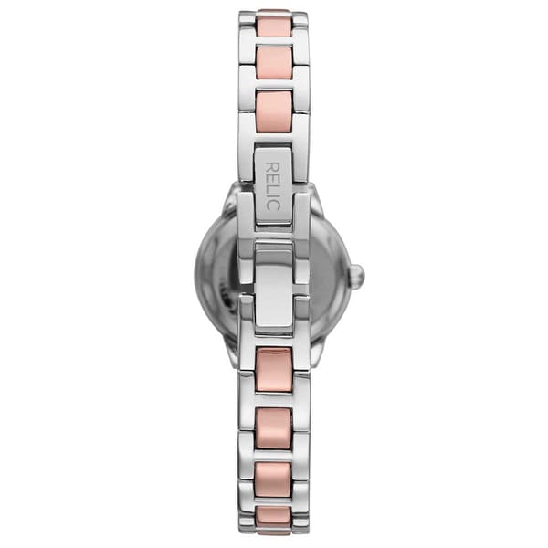 Womens RELIC by Fossil Rose Gold & Silver Bracelet Watch-ZR34588