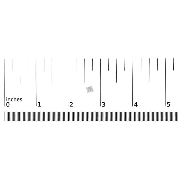 Haus of Brilliance 1/4ctw. Lab Grown Diamond Square Stud Earrings