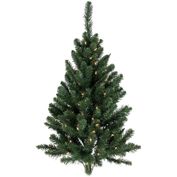 3'' Pre-Lit Buffalo Fir Artificial Christmas Wall or Door Tree  Cl
