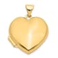 Gold Classics&#40;tm&#41; 14kt. Gold Plain Heart Locket - image 1