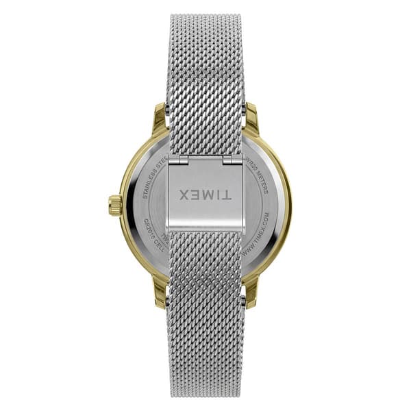 Womens Timex® Silver-Tone Mesh Bracelet Watch - TW2Y48800JT