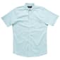 Mens North Hudson Checkered Tuckless Button Down Shirt - Mint - image 1