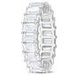 Sterling Silver 6 1/3ctw. White Moissanite Eternity Ring - image 3