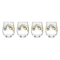 Lenox(R) Butterfly Meadow(R) Stemless Wine Glasses - Set of 4