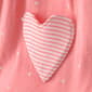 Baby Girl (3-24M) Carter''s Heart Pocket Short-Sleeve Romper - Pi - image 2
