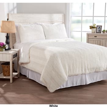 Mountain Ridge® 3pc. Plush Sherpa Comforter Set - Boscov's