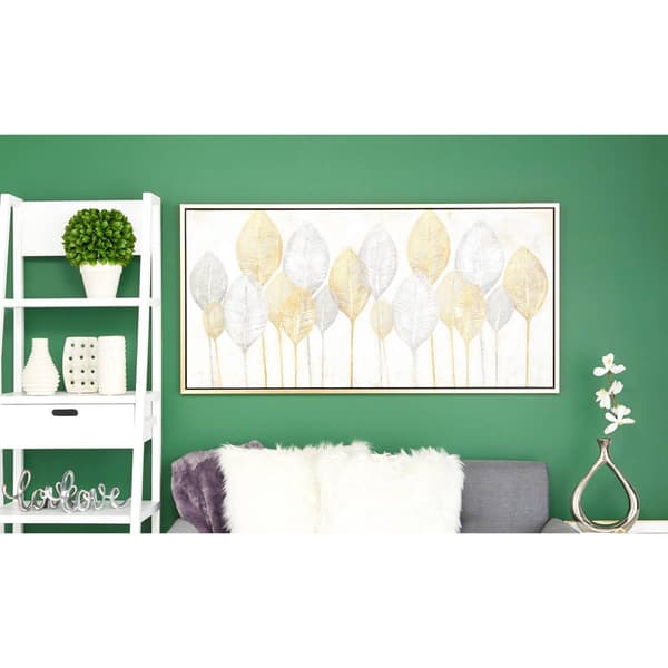 CosmoLiving by Cosmopolitan Brown Canvas Wall Art
