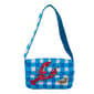 SOL and MER Beaded Gingham Lobster Shoulder Bag - image 1