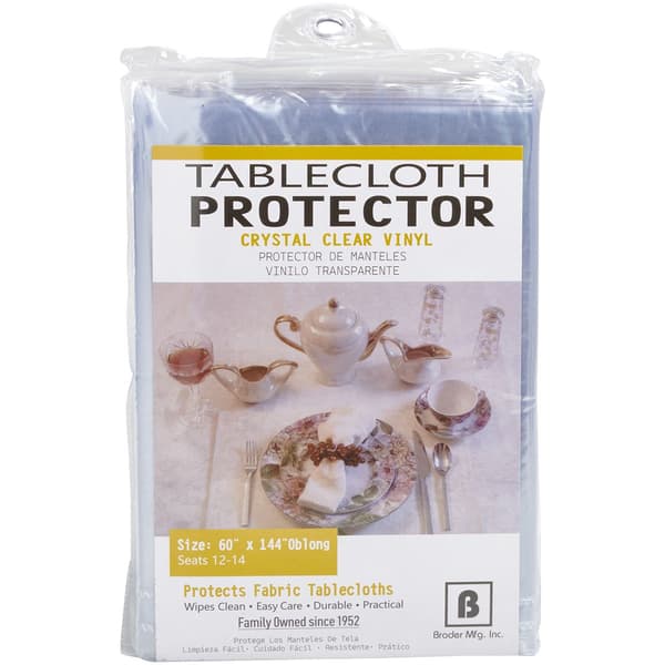 Clear Tablecloth Protector - image 