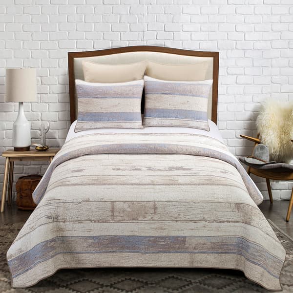 Donna Sharp Bleached Boardwalk 140 TC Quilt Set