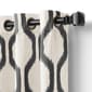 Elrene Renzo Ikat Geometric Linen Room Darkening Window Curtain - image 2