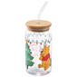 Disney Winnie the Pooh Christmas Ross Decal Glass Sipper - image 2