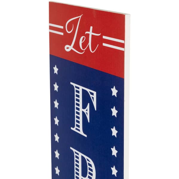 Northlight Seasonal "Let Freedom Ring" Porch Board Sign