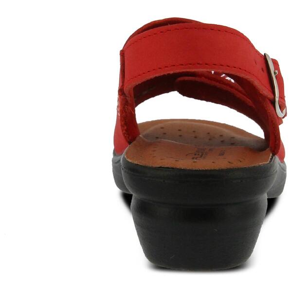 Womens Flexus&#174; By Spring Step Ceri Wedge Sandals - Red