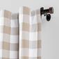 Serena Single Curtain Rod with Contemporary Cap Finial - image 2