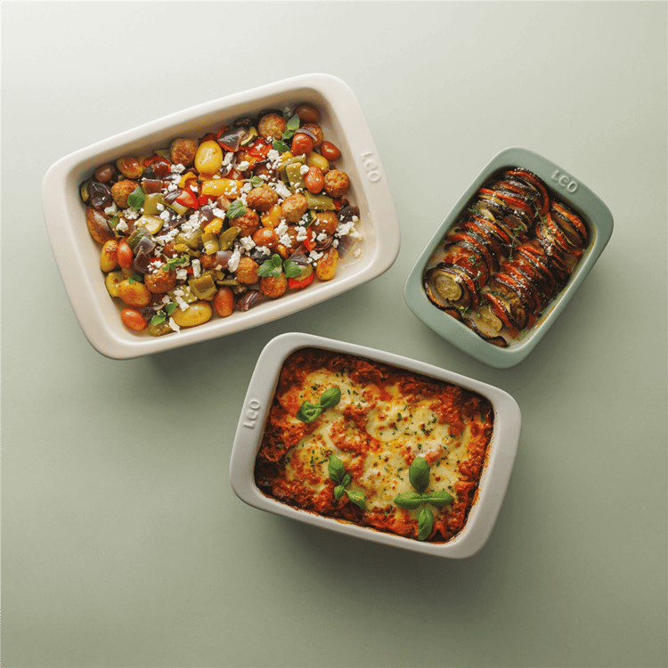 BergHOFF Balance Stone 3pc. Rectangular Baking Dish Set