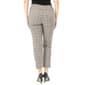 Womens Zac & Rachel Pull On Mini Plaid Ankle Pants - image 3