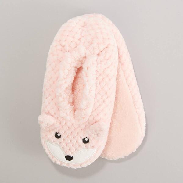 Womens Fuzzy Babba Critter Fox Slippers - image 