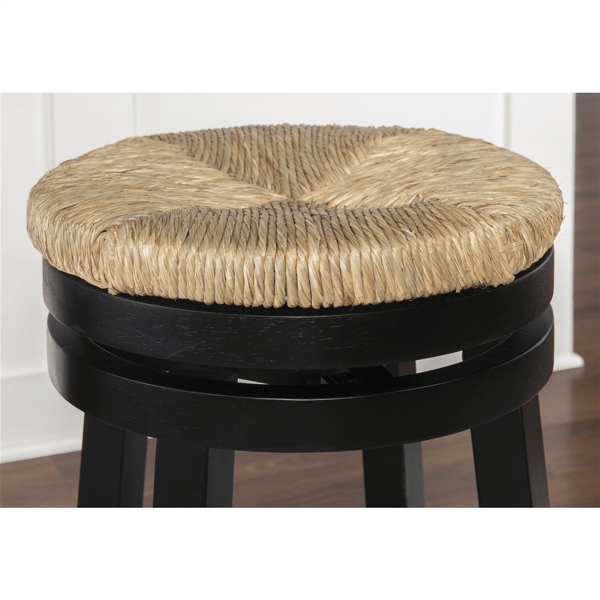 Linon Home Decor Maya Black Counter Stool