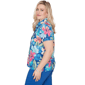 Womens Alfred Dunner The Royal Treatment Floral Button Blouse - image 4
