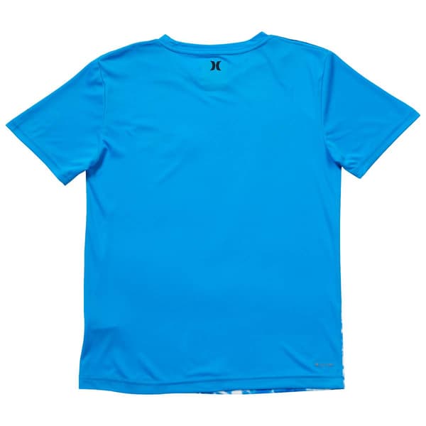 Boys &#40;8-20&#41; Hurley Short Sleeve Ocean Floor Rash Guard
