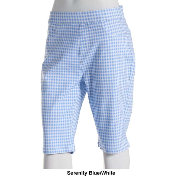 Womens Erika Joey Bermuda Gingham Shorts