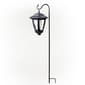 Alpine Solar Powered Black Lantern w/ LED Light - image 2
