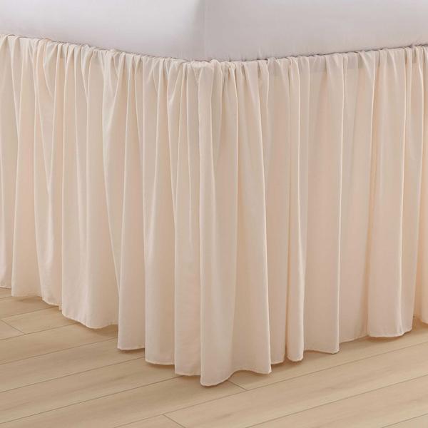 Laura Ashley® Washed Microfiber Bed Skirt