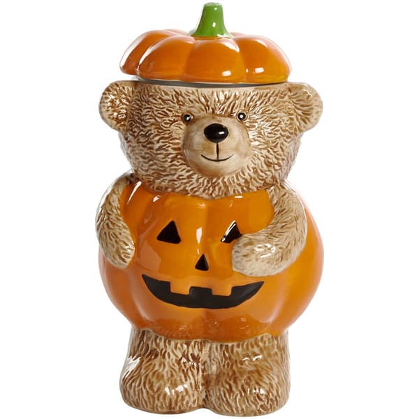 Home  Essentials Halloween Teddy Bear Cookie Jar - image 