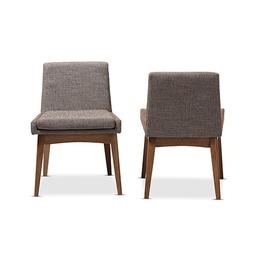 Baxton Studio Nexus 2pc. Upholstered Dining Side Chair Set