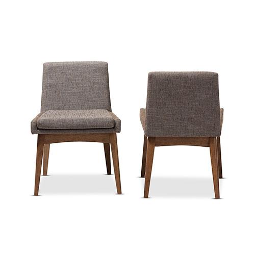 Baxton Studio Nexus 2pc. Upholstered Dining Side Chair Set