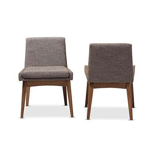 Baxton Studio Nexus 2pc. Upholstered Dining Side Chair Set