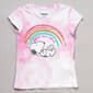 Girls (4-6x) Peanuts Snoopy Color Your World Rainbow Tee - image 1