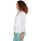 Womens Hearts of Palm Fresh Start Wavy Stripe Cardigan - image 4