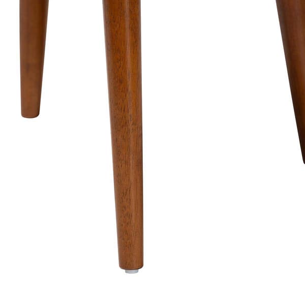 Baxton Studio Flora Mid-Century Set of 2 Dining Chairs