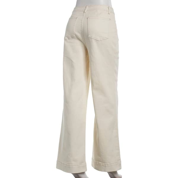 Womens Cece Wide Leg Porkchop Pocket Denim Pants