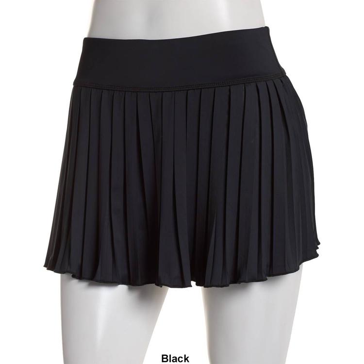 Juniors No Comment Sport Jersey Pleated Skort