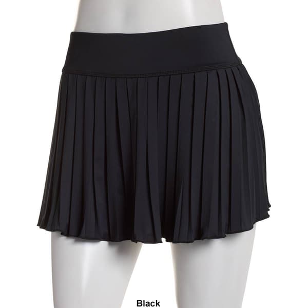 Juniors No Comment Sport Jersey Pleated Skort