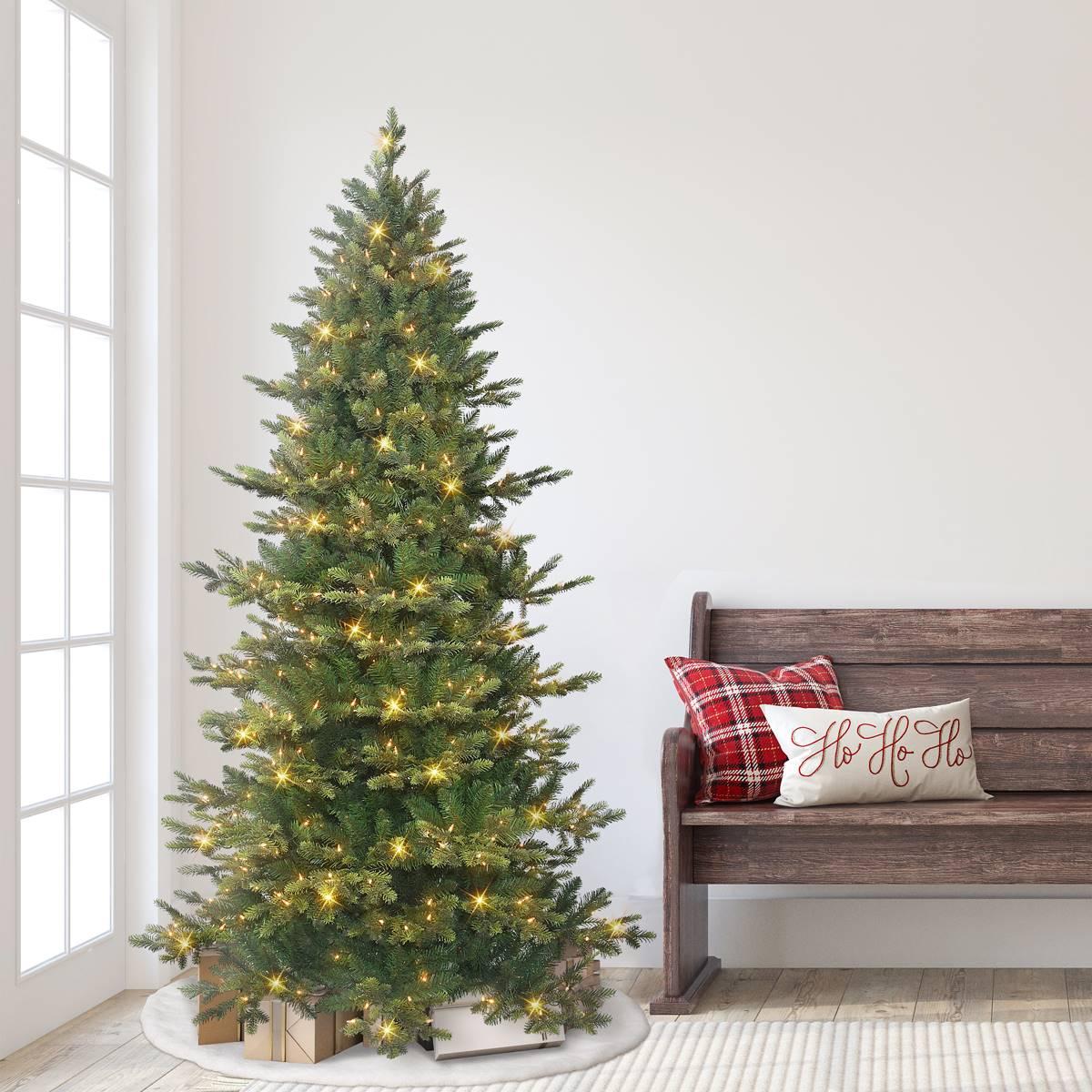 Puleo International 6.5ft Pre-lit Slim Royal Majestic Douglas Fir