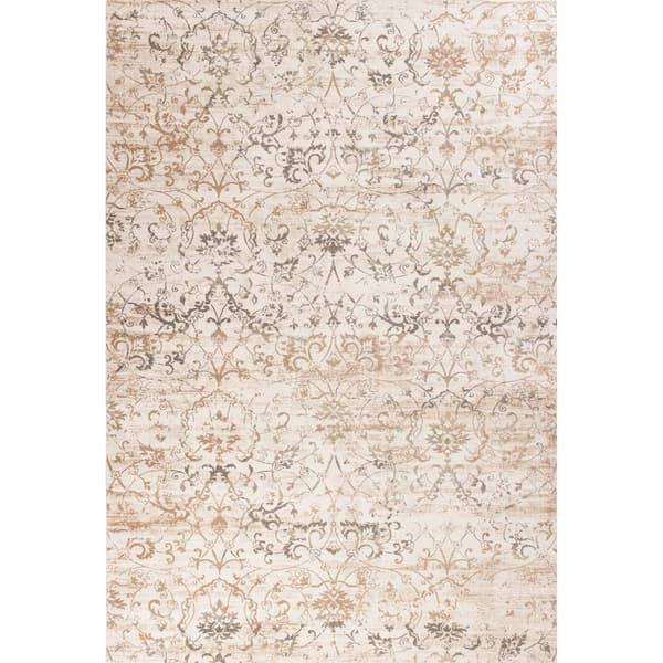 KAS Crete Beige Valencia 8 x 10 Rectangular Area Rug