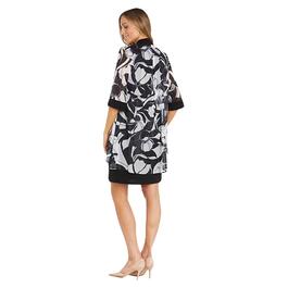 Womens R&M Richards Chiffon Floral Jacket Dress