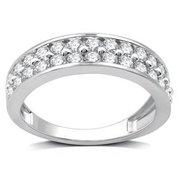 Nova Star(R) 1ctw. White Gold Lab Grown Diamond Anniversary Band