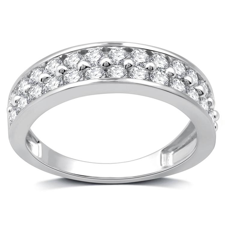 Nova Star(R) 1ctw. White Gold Lab Grown Diamond Anniversary Band