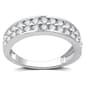 Nova Star(R) 1ctw. White Gold Lab Grown Diamond Anniversary Band - image 1