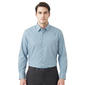 Mens Big & Tall Christian Aujard Blue Performance Dress Shirt - image 1
