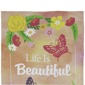 Northlight Life is Beautiful Pink Floral Outdoor House Flag - image 5